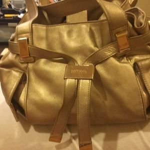 MOVING sale/Reduced Price Micheal Kors gold bag